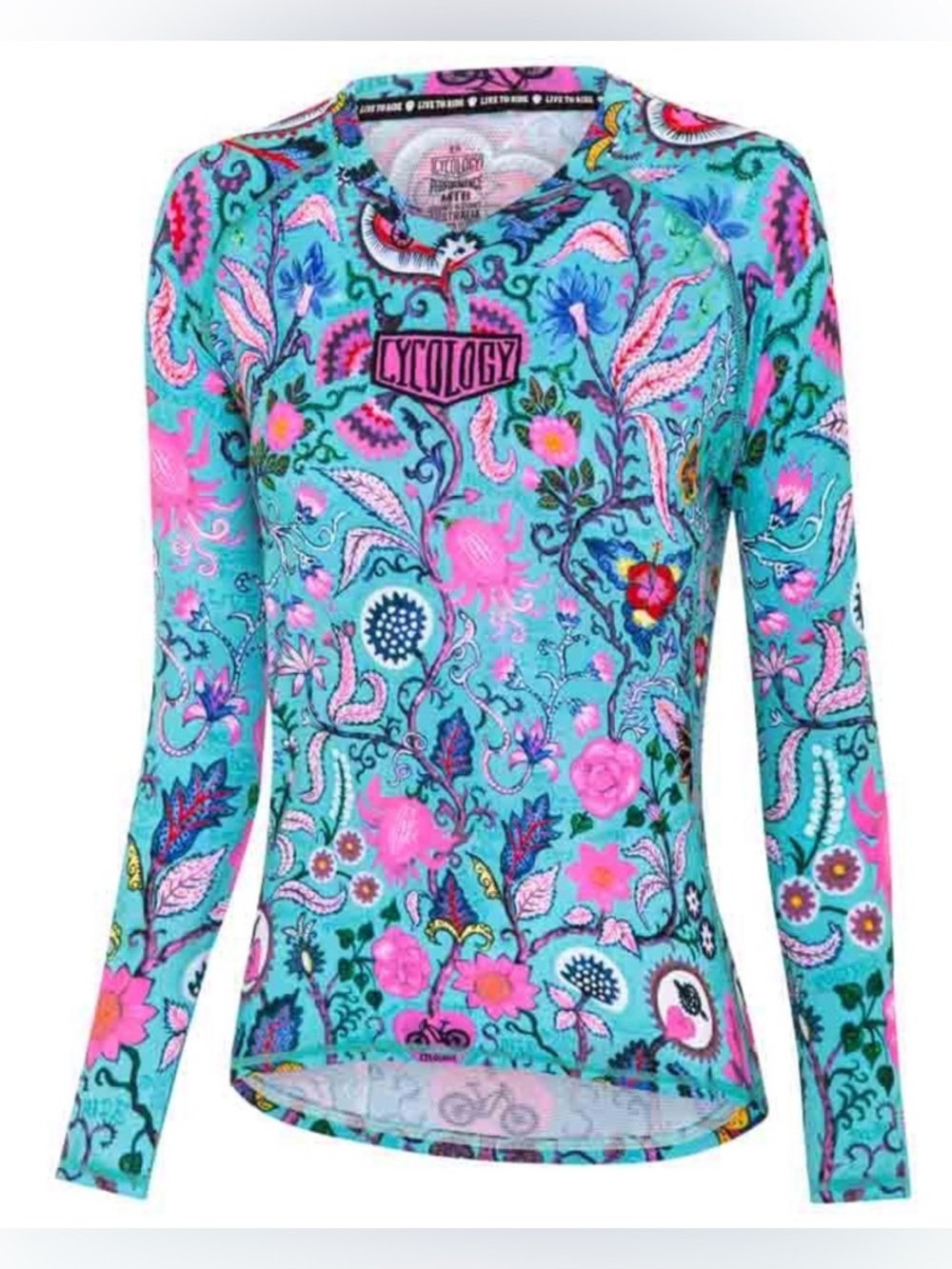Cycology Secret Garden Pro Cycling MTB Jersey Women's Size S